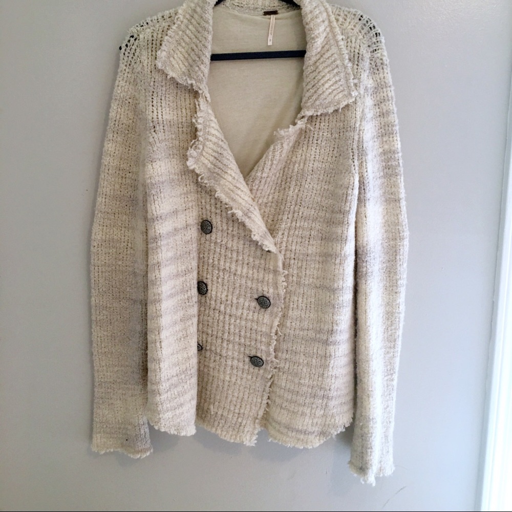 Free People Oversized Knit Cardigan